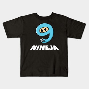 NINEJA (Nine and Ninja) Kids T-Shirt